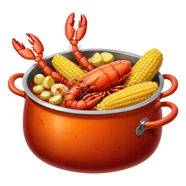 Cajun seafood boil sticker