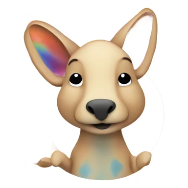  Rainbow Aardvark sticker