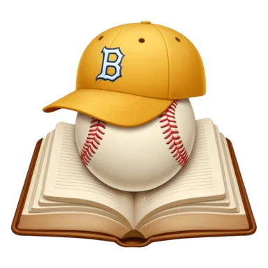 libros con un logo de beisbol  sticker