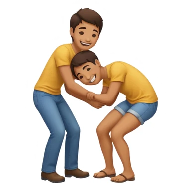 Someone digging in another persons butt sticker