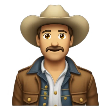 due cawboy che si abbracciano sticker