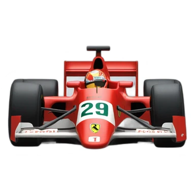 1991 ferrari F1 car sticker