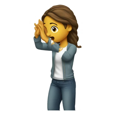 Una chica haciendo un dab  sticker