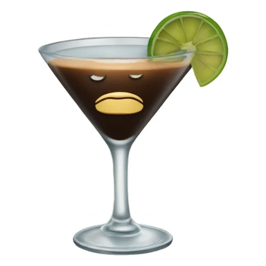 expresso martini in rocks glass sticker