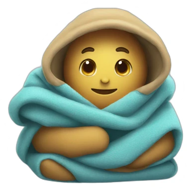cosy with a blanket sticker