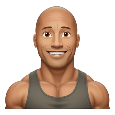The Rock Johnson sticker