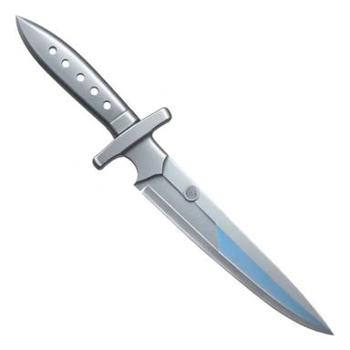 knife pointing up sticker