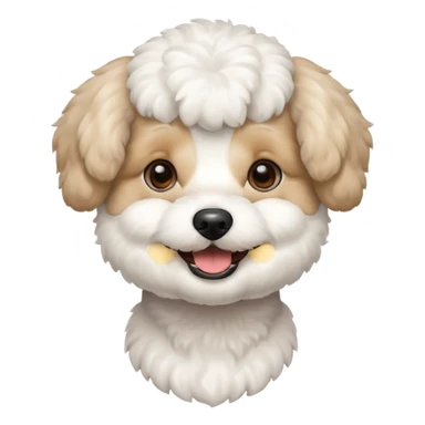 bichon frise emoji sticker