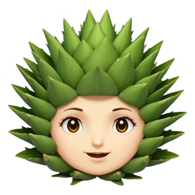 Female artichoke sticker