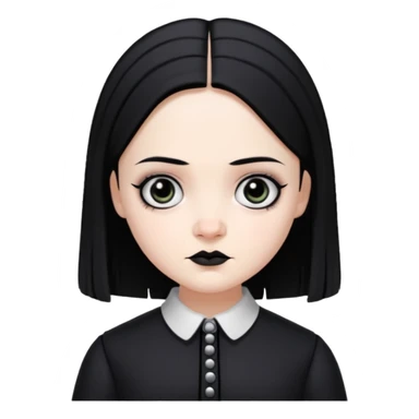 Mercredi addams sticker