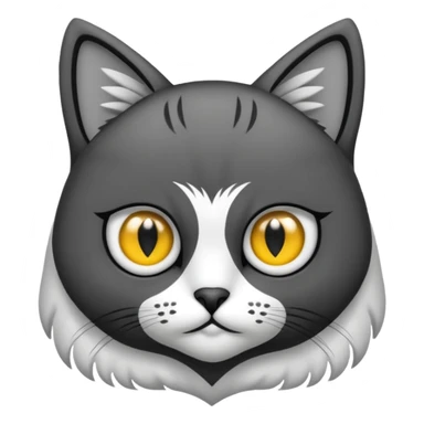 crea un gato con alas de búho sticker