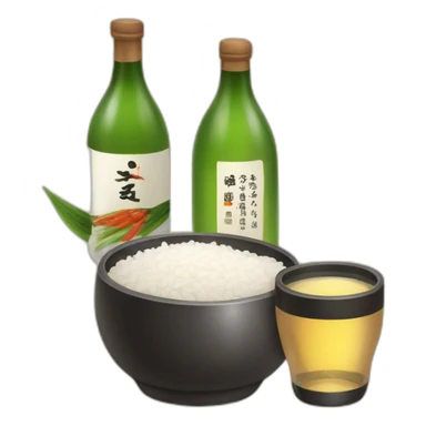 alcohol, rice wine, white, korean sticker