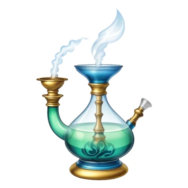 shisha with fumes sticker