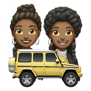 GWagon full of women sticker