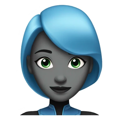 Female Megamind  sticker