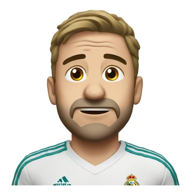 Real Madrid fan crying sticker