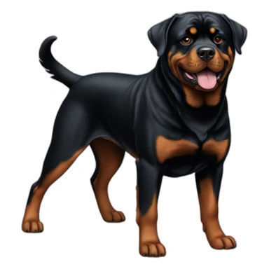 Rottweiler Full Body sticker