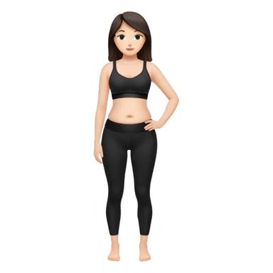 femme belly stuffing legging brassière  sticker