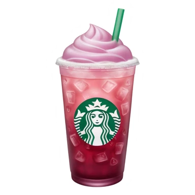 starbucks strawberry açaí lemonade refresher  sticker