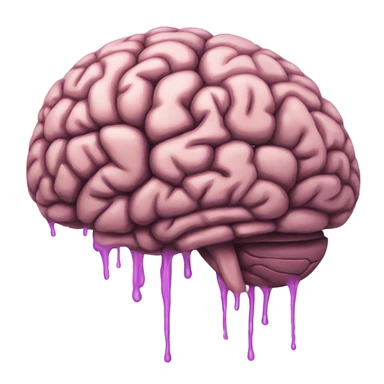 Brain melting from overload  sticker