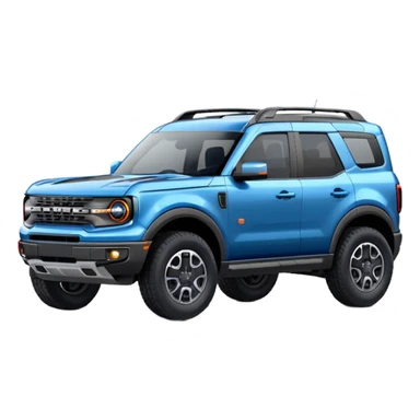 blue Ford bronco sport sticker