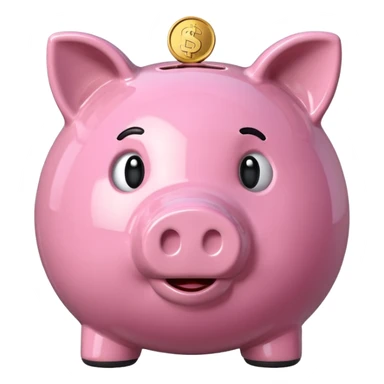 piggy bank sticker