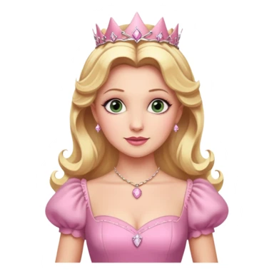 Glinda from Wicked movie, pink sticker