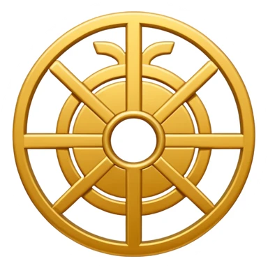 chakana symbol, single color, no effects, apple emoji style sticker
