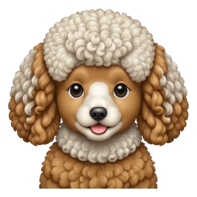 Perro poddle sticker