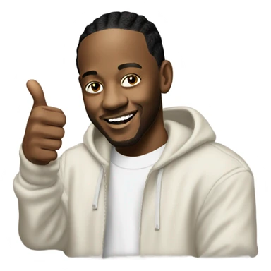 Kendrick lamar thumbs up sticker