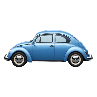 volkswagen coccinelle side vuew  sticker