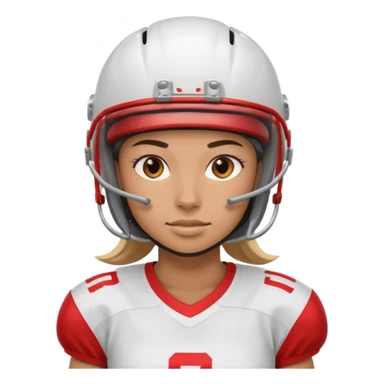 Football Players, Female player sticker