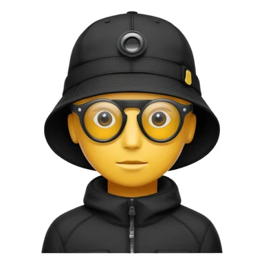 cp company hat with lenses sticker