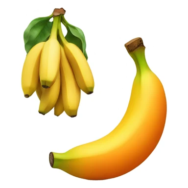 A banana with an orange  sticker