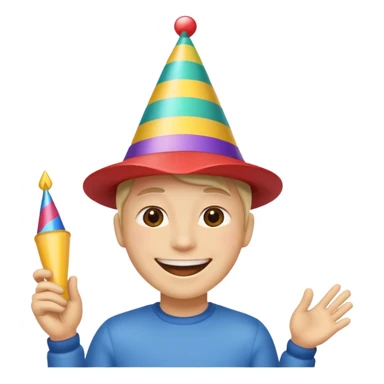 Happy Birthday Hat sticker