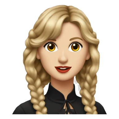 Taylor Swift in her folklore era  sticker