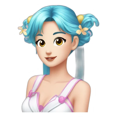 Bloom from Winx Club as Sailor Moon sticker