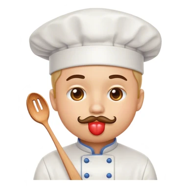 chefs kiss emoji face sticker