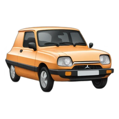 modern citroen ami sticker