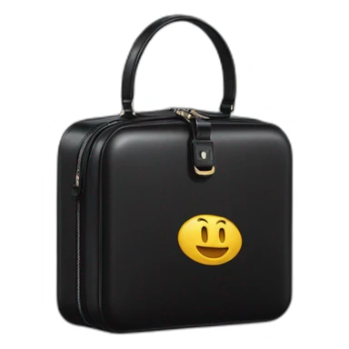 Balenciaga black lunchbox bag  sticker