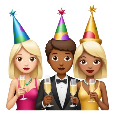 happy moments with friends sticker