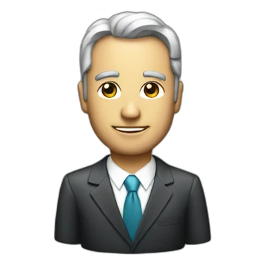 a pixelated ceo sticker