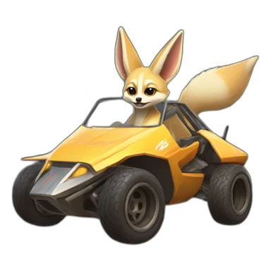 Fennec rocket league car sticker