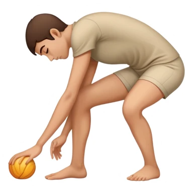 Bend over sticker
