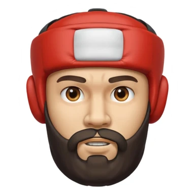 Boxer with headgear and beard























 sticker