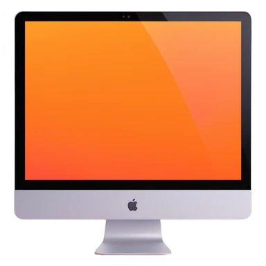 blue Mac computer screen sticker