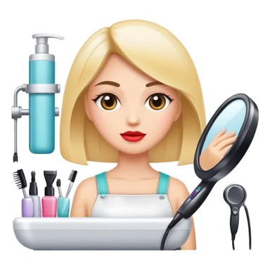 beauty salon network sticker