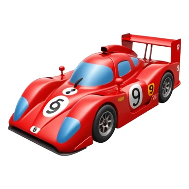 A race car number 95 all red sticker