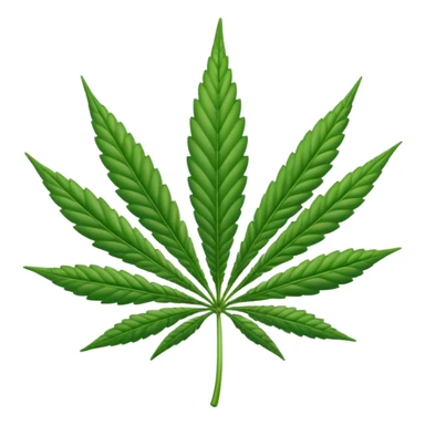 emoji hoja de marihuana sticker