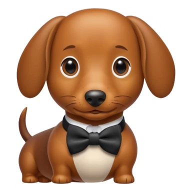 Aesthetic wiener dog sticker